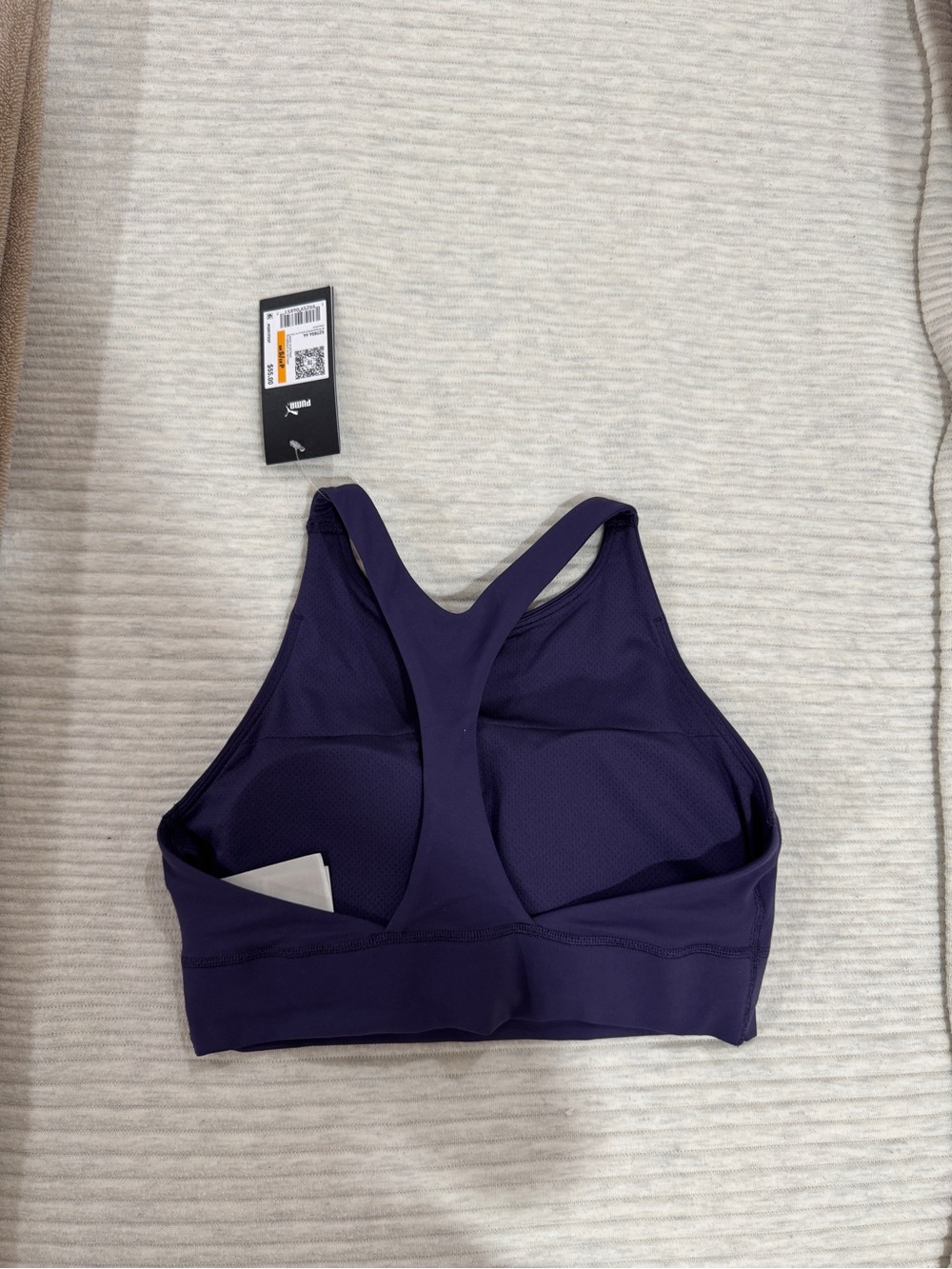 Puma Hyrox High-Neck Sports Bra in Deep Purple - Picture 4 of 5